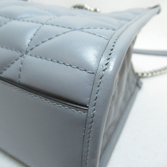 Gucci GG Marmont Shoulder Bag Leather Gray - Picture 9 of 9